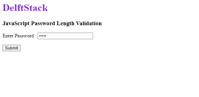 Javascript Password Validation Delft Stack 7877